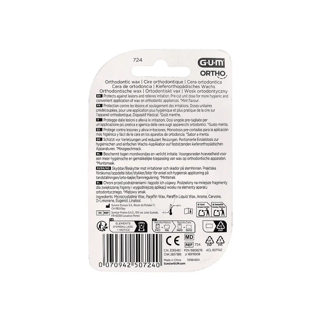 22711-GUM Ortho Wax Minted +1