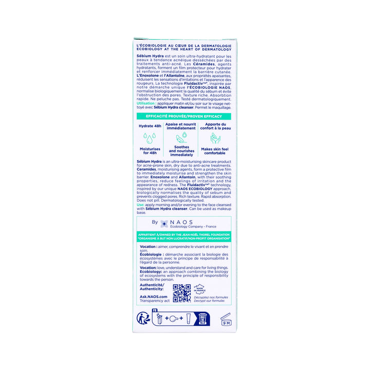 22769-Bioderma Sebium Hydra Cream 40ml +3