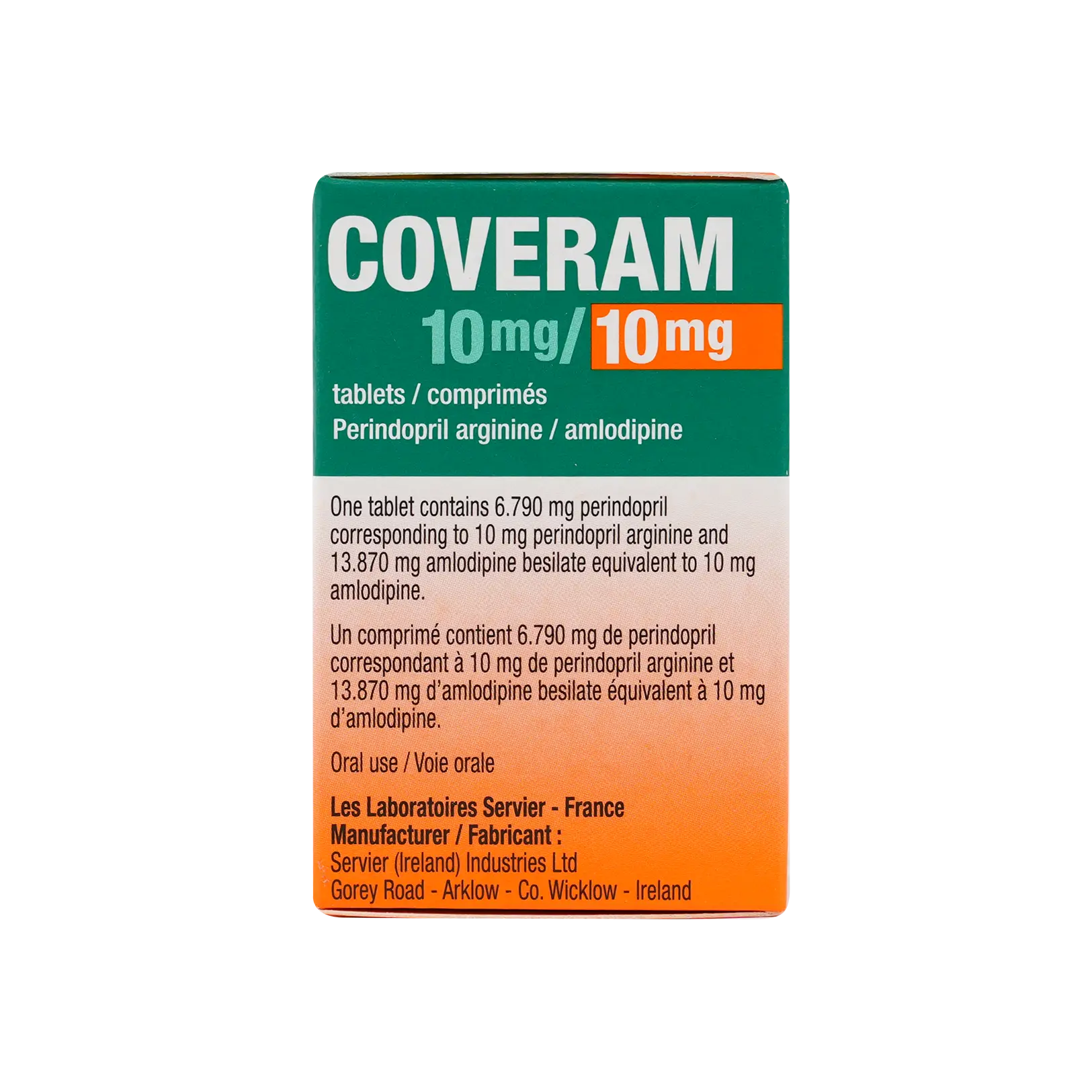 Coveram 10Mg/10Mg 30Tab