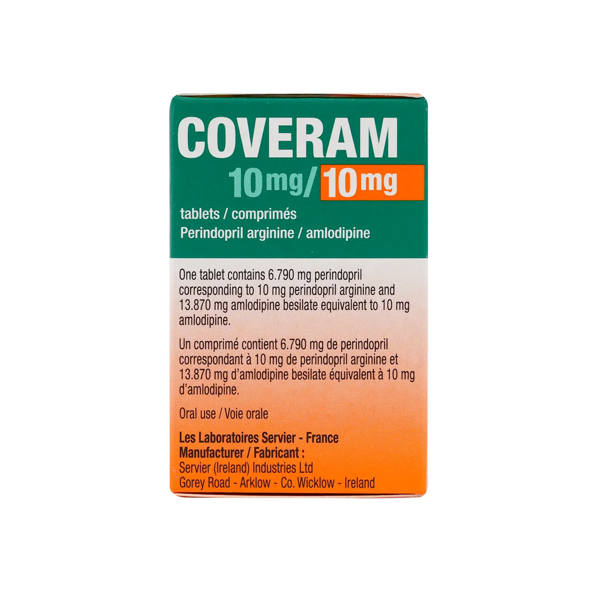 22820-Coveram 10Mg/10Mg 30Tab +1