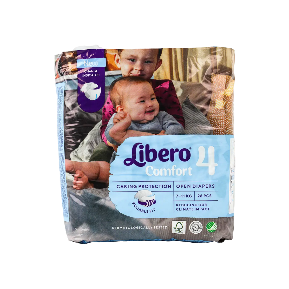 22847-Libero Comfort No.4 (7-11Kg) 26Pcs