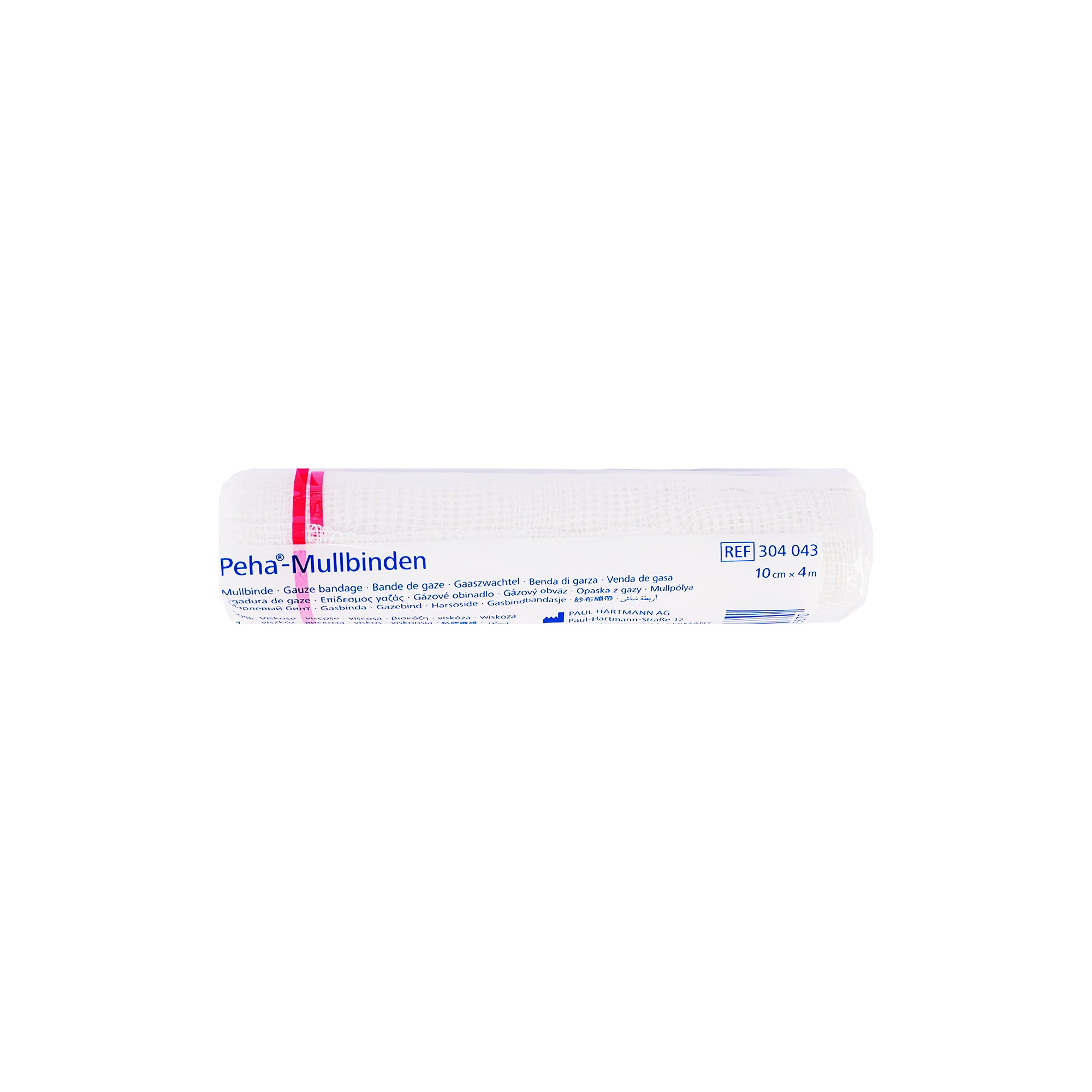 22882-Hartmann Peha-Mullbinde Gauze 10cmx4m 1pc