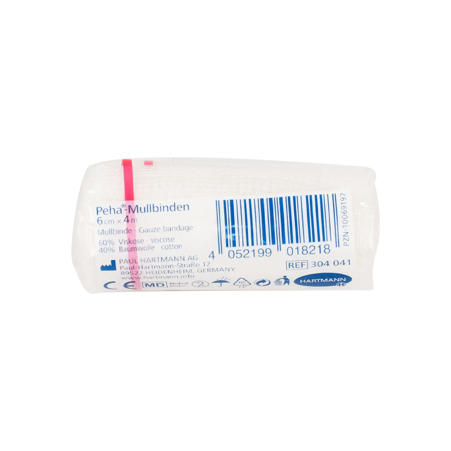 Hartmann Peha-Mullbinde Gauze 6cmx4m 1pc