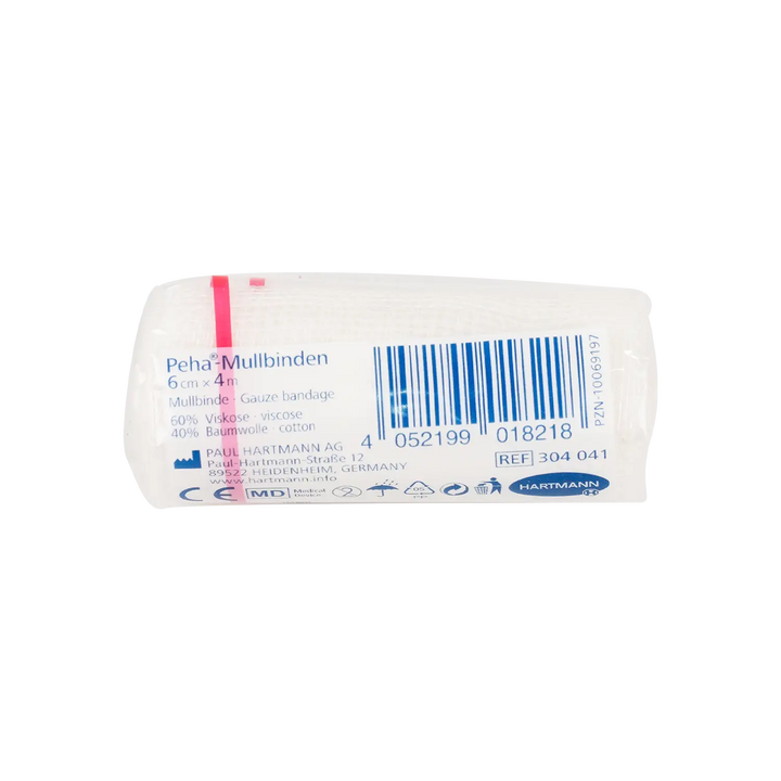 22883-Hartmann Peha-Mullbinde Gauze 6cmx4m 1pc