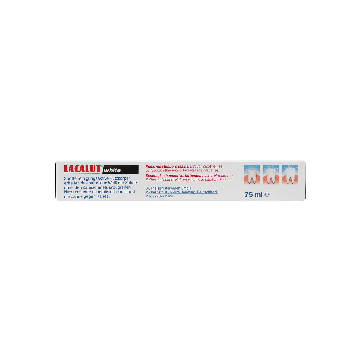 22890-Lacalut White Toothpaste 75ml +1