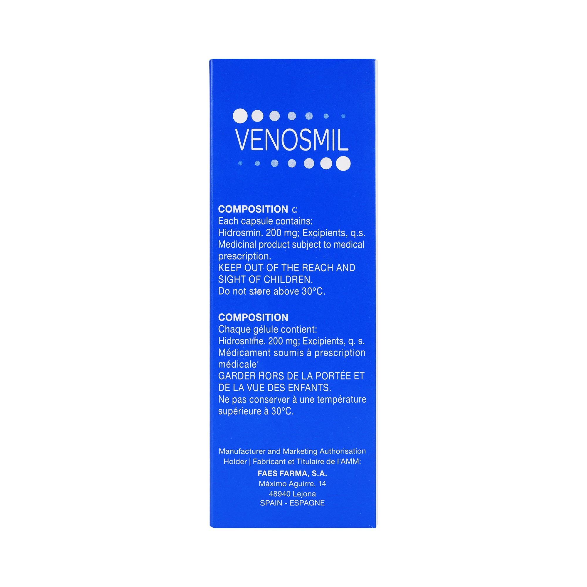 22916-Venosmil 200 Mg 60 Capsules +1