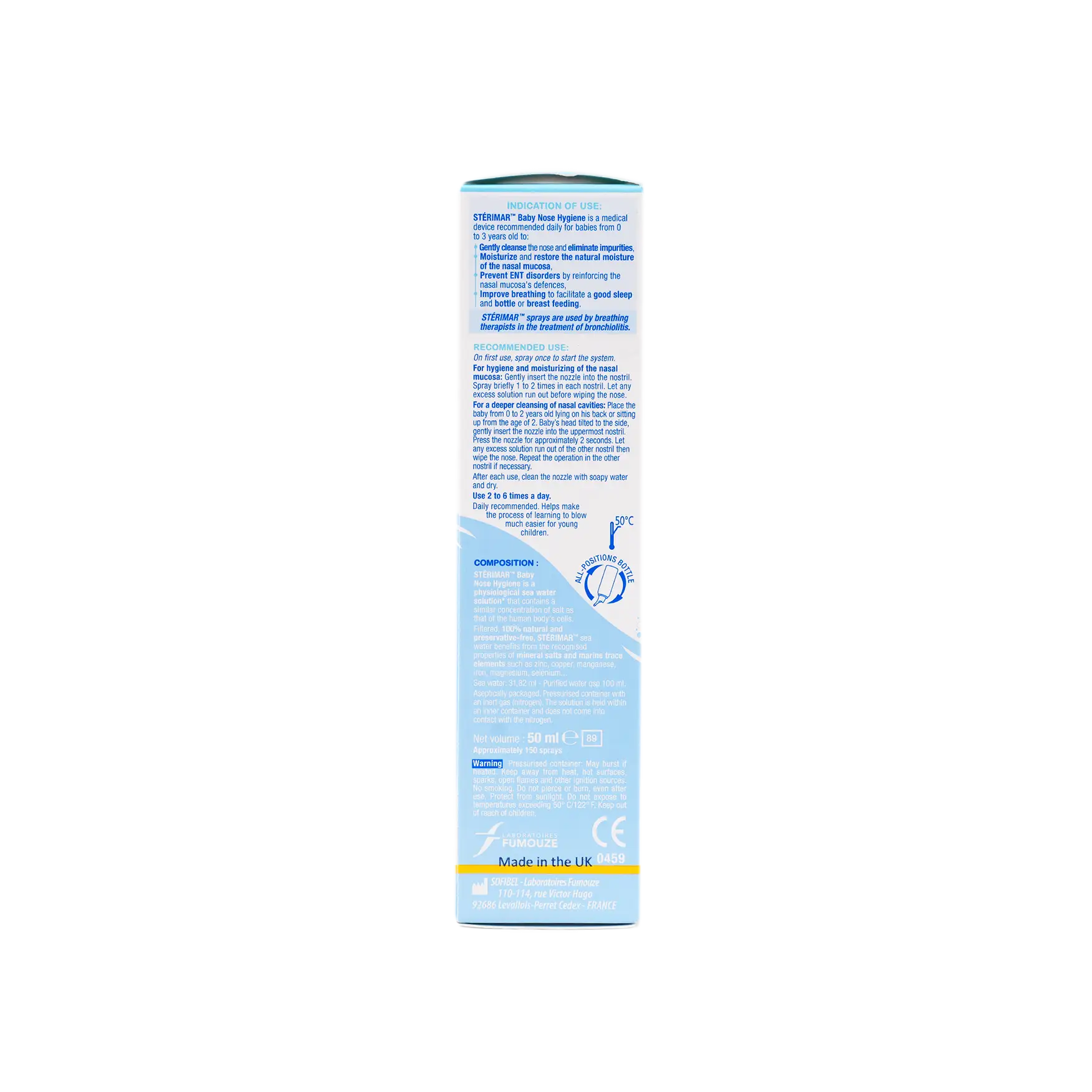 Sterimar Baby Nasal Hygiene Spray 50 Ml
