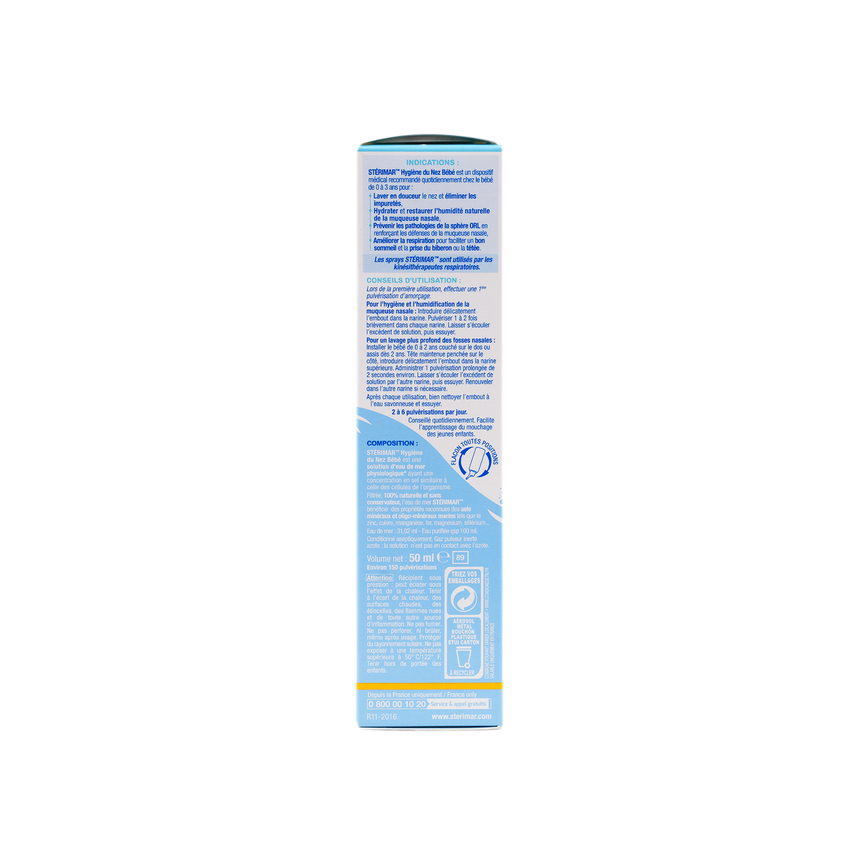 STERIMAR BABY NASAL HYGIENE SPRAY 50 ML