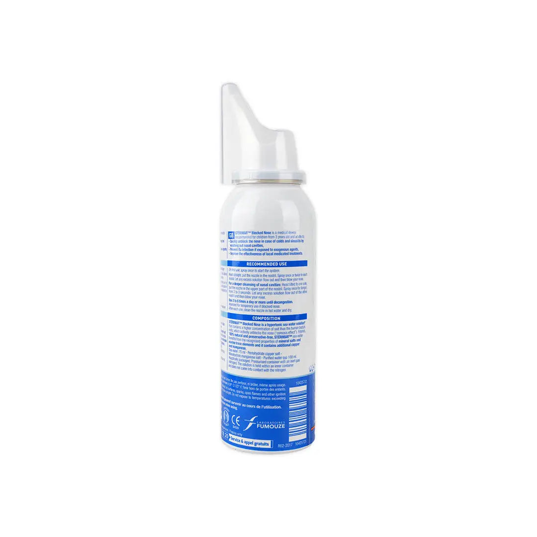 Sterimar Blocked Nose Hypertonic Spray100Ml