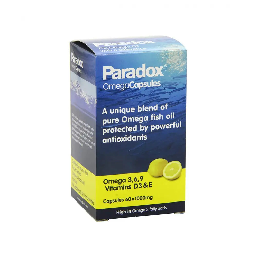 Paradox Omega 3,6 & 9 Fish Oil 1000Mg 60Cap