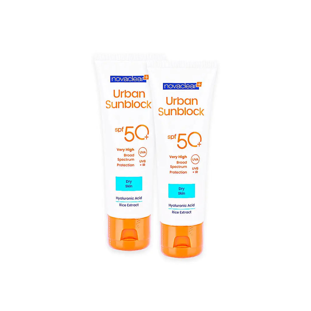 Novaclear Urban Sunblock SPF50+ Dry Skin  40Ml Bundle