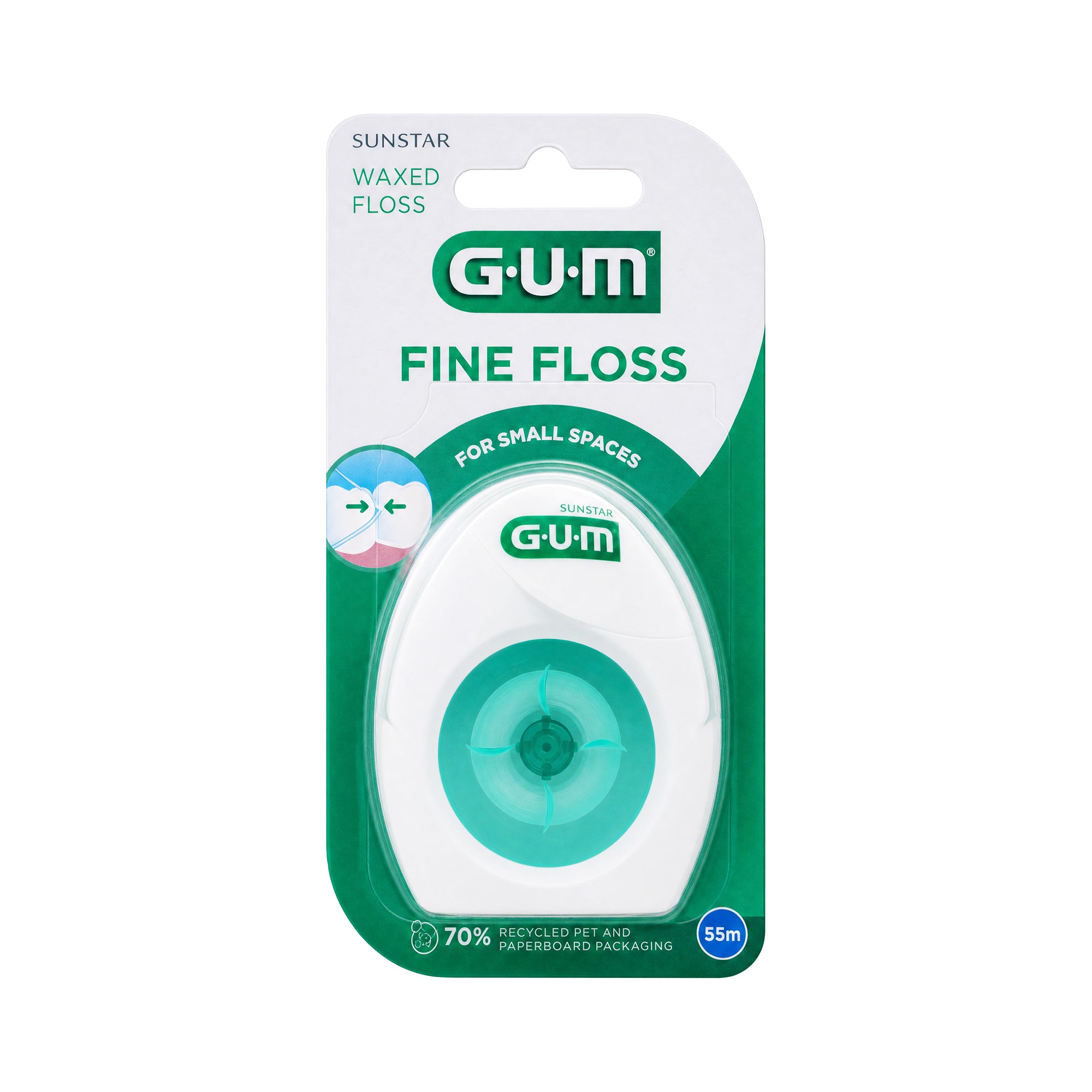 23296-GUM Fine Floss Waxed 50m-1555