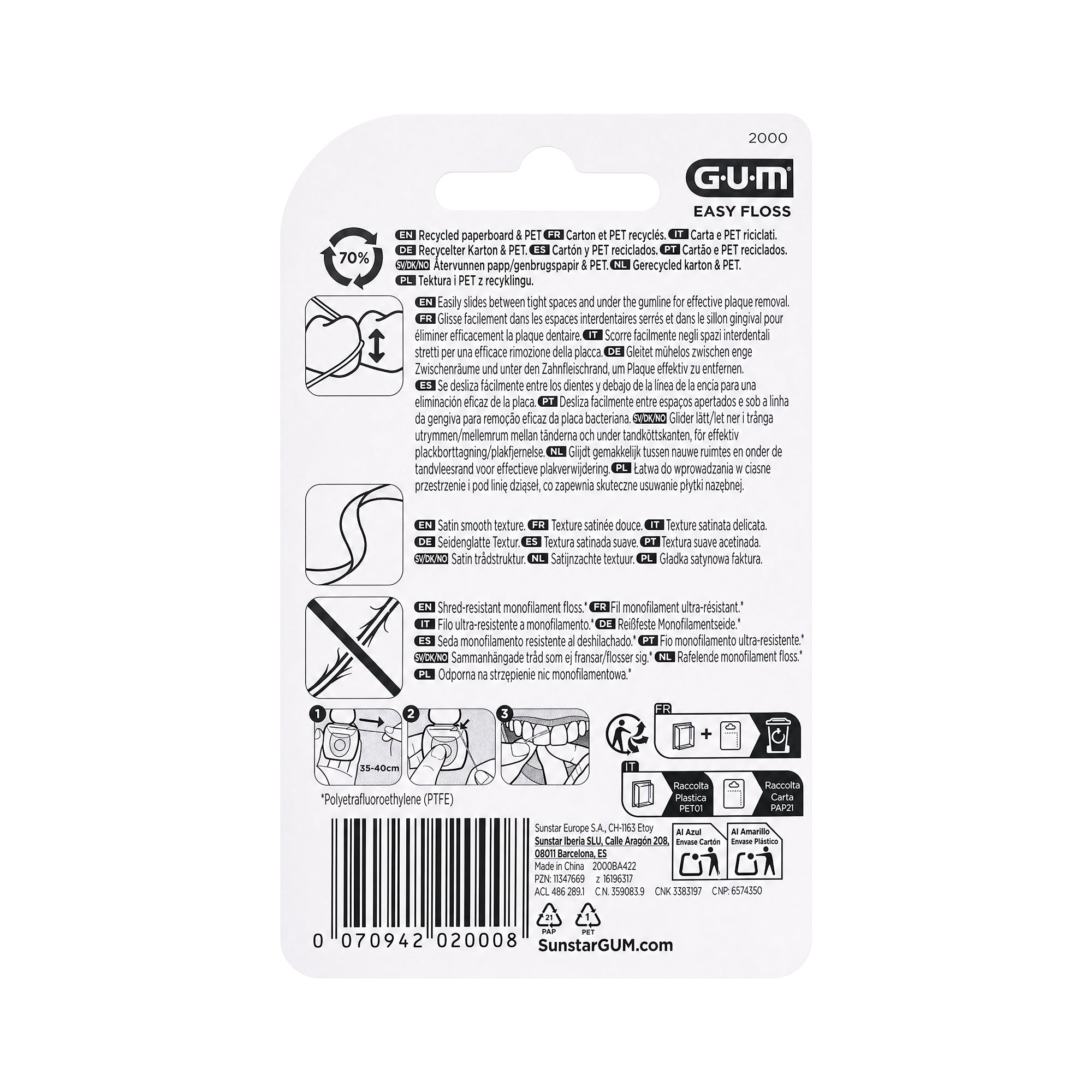 23297-GUM Easy Floss 30m +1