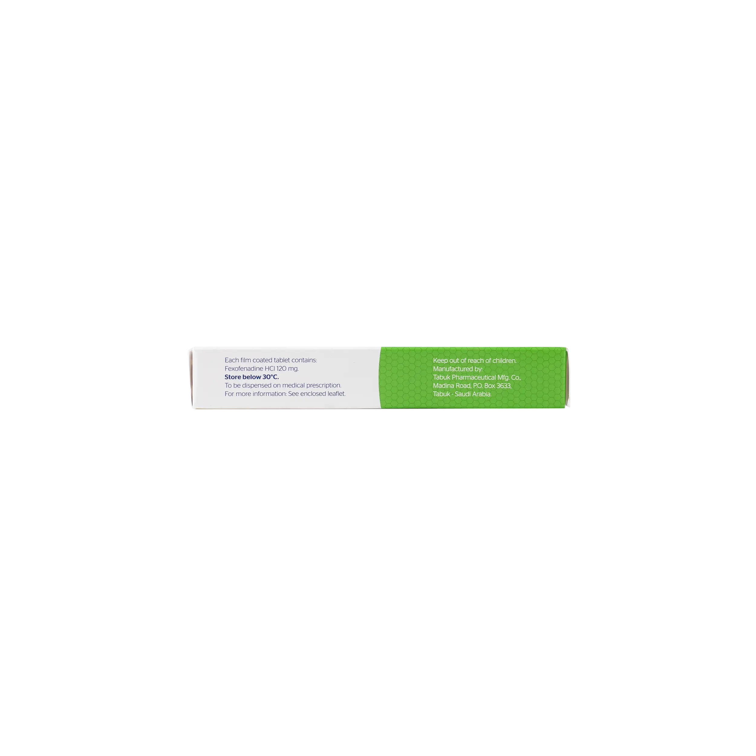 FEXODINE 120MG. 14 TAB.