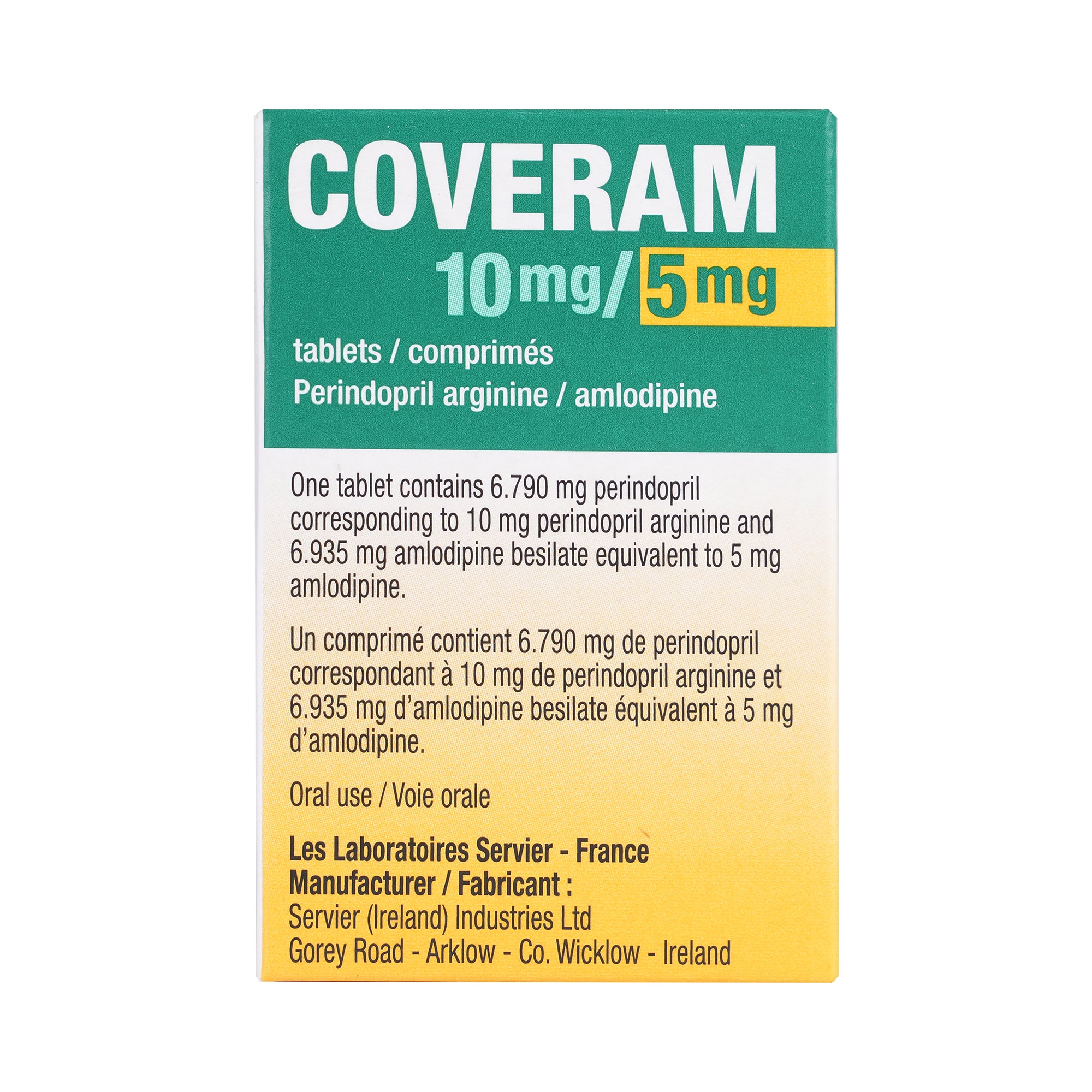 23378-Coveram 10Mg/5Mg 30 Tablets +1