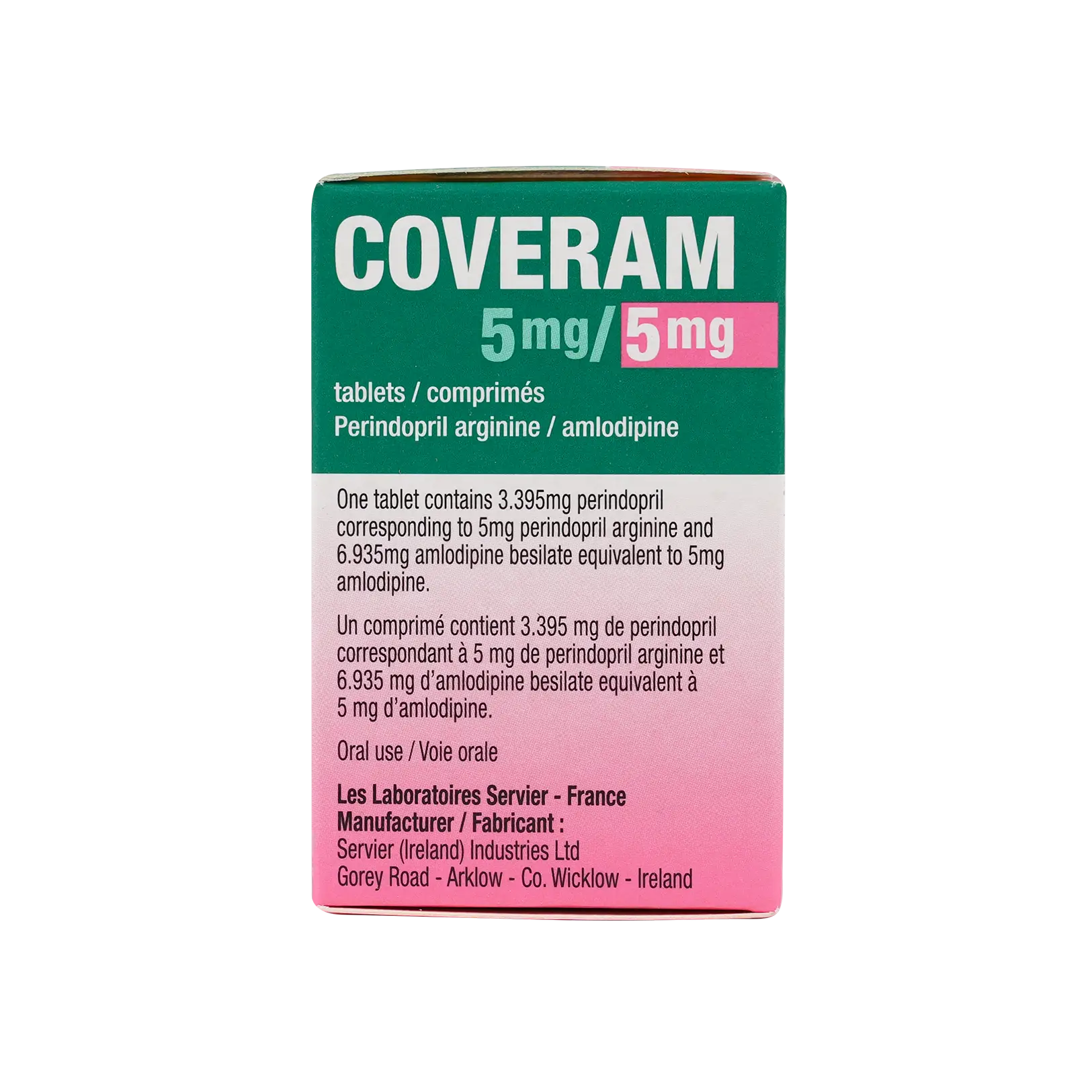 Coveram 5Mg/5Mg 30Tab