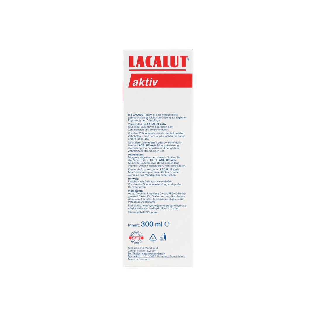23425-Lacalut Aktiv Mouthwash 300ml +2