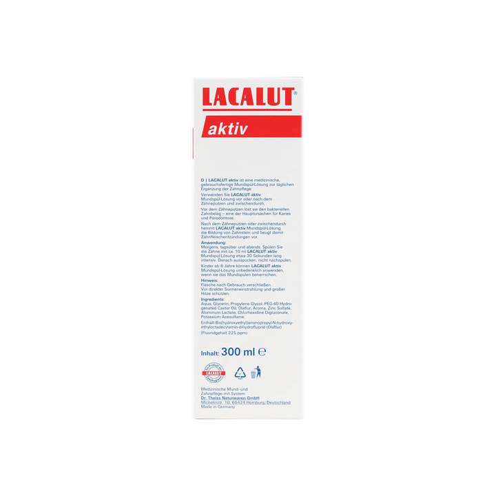 23425-Lacalut Aktiv Mouthwash 300ml +2