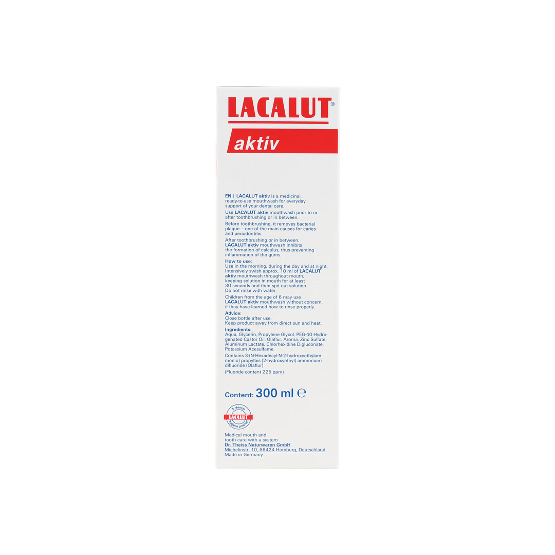 23425-Lacalut Aktiv Mouthwash 300ml +1