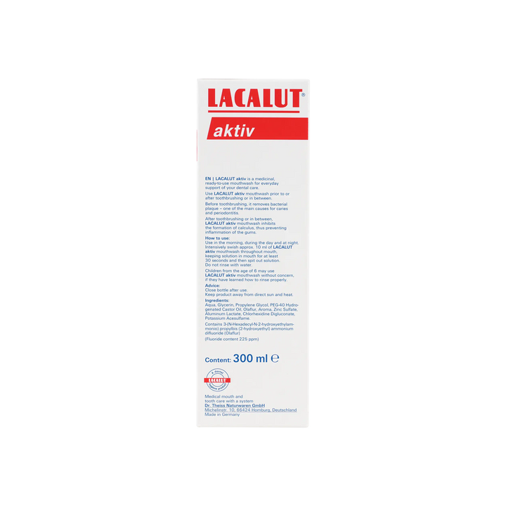 23425-Lacalut Aktiv Mouthwash 300ml +1