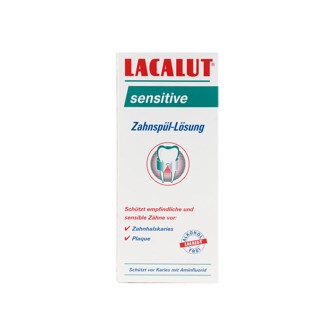 23426-Lacalut Sensitive Mouthwash 300ml +3