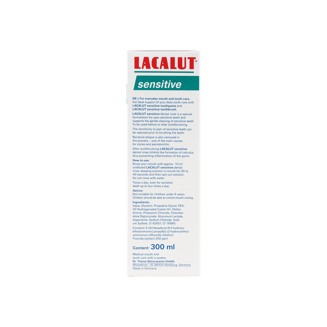 23426-Lacalut Sensitive Mouthwash 300ml +1