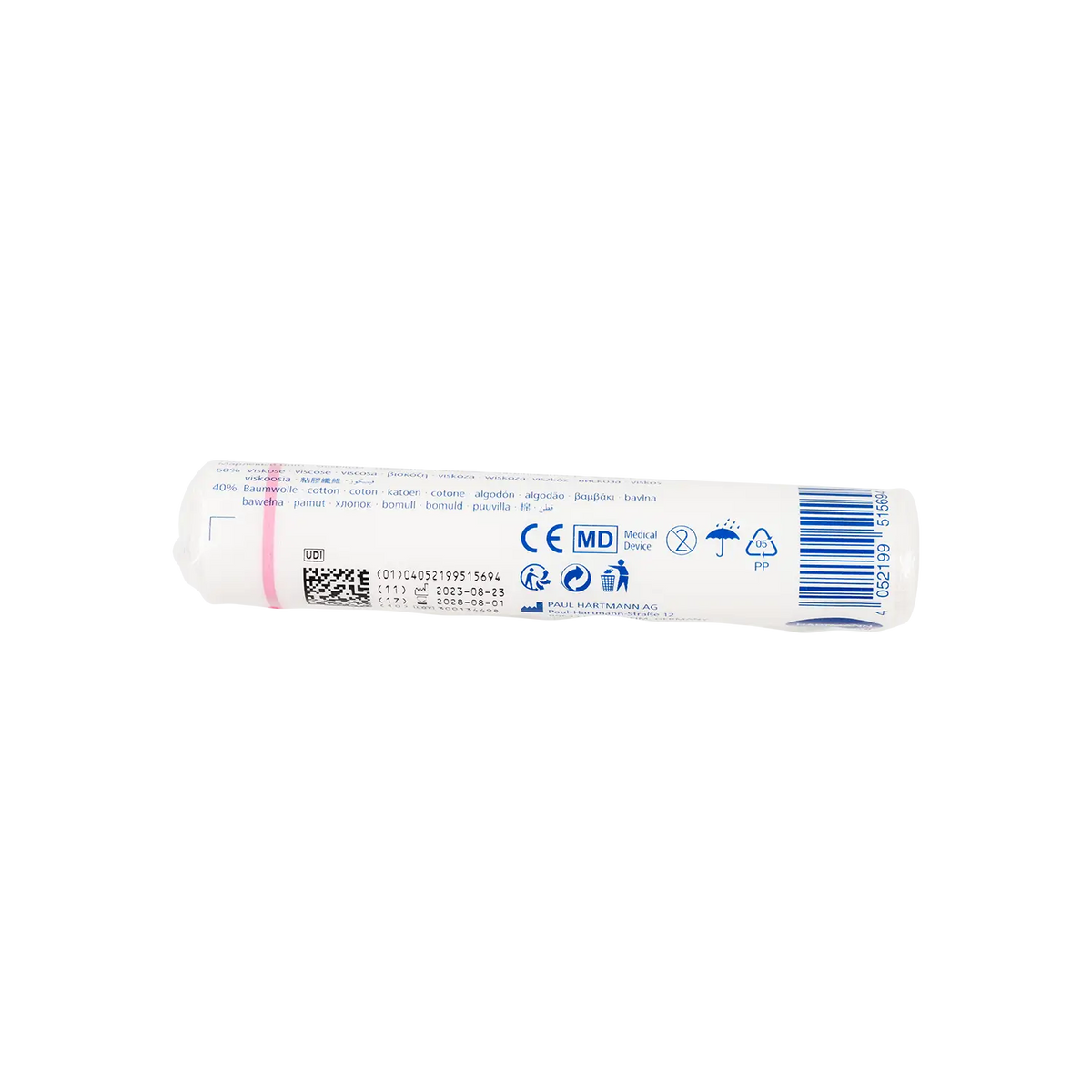23557-Hartmann Peha-Mullbinde Gauze 12cmx4m 1pc +1