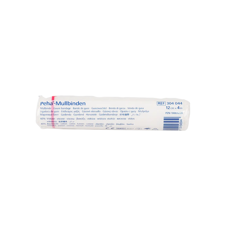 23557-Hartmann Peha-Mullbinde Gauze 12cmx4m 1pc