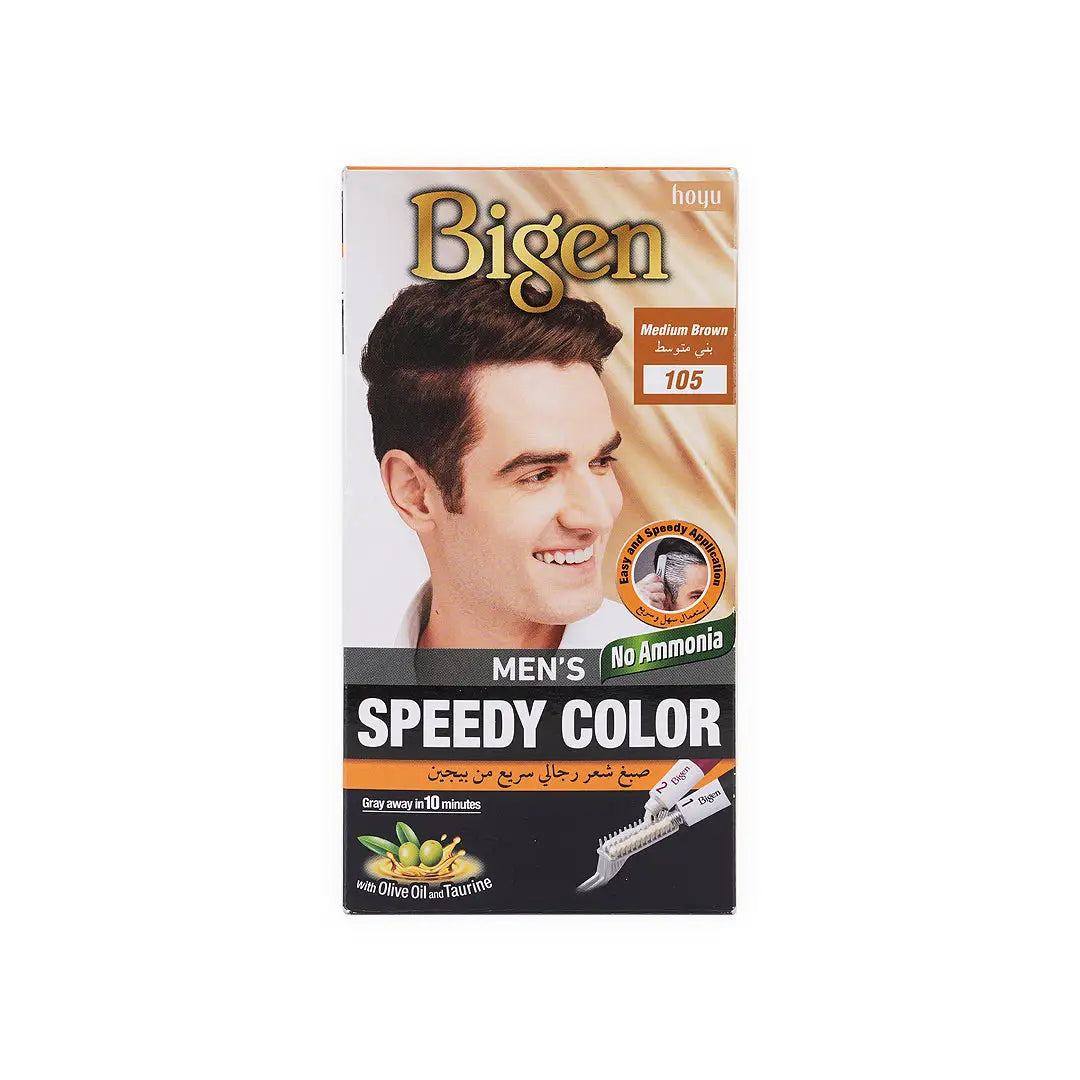 Bigen Mens Speedy Hair Color No.105 Medium Brown