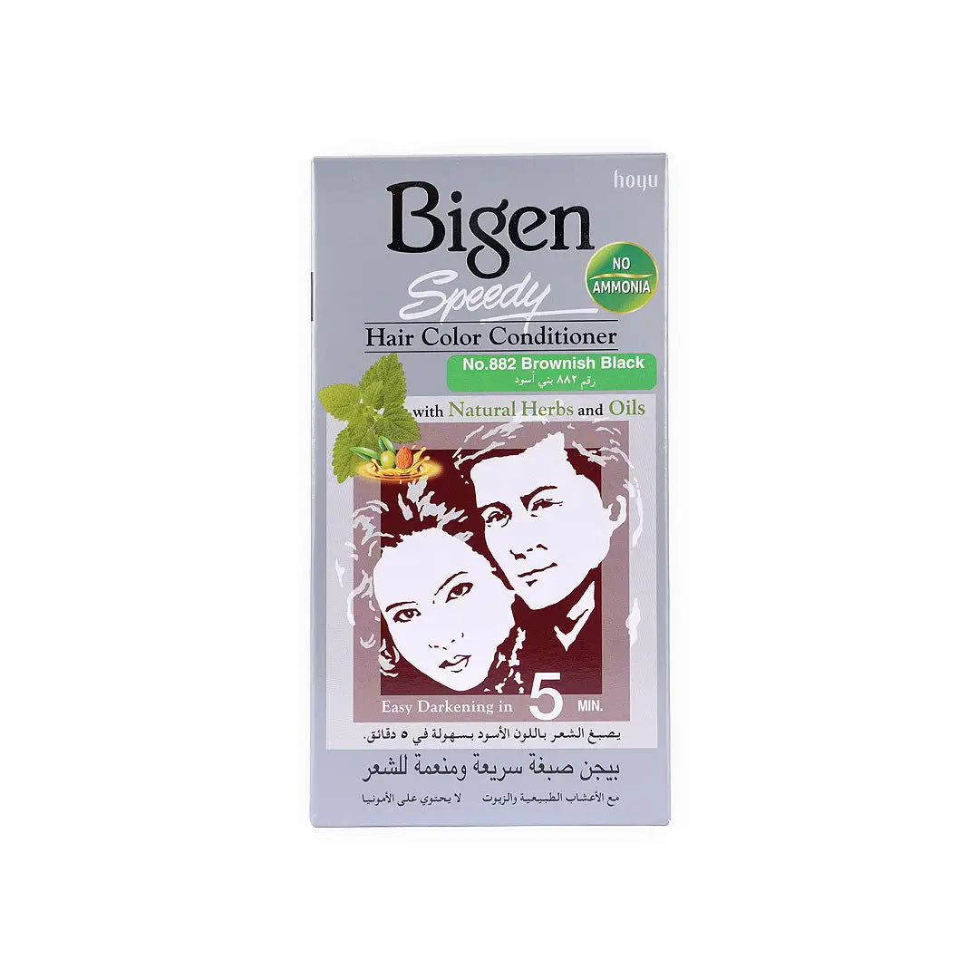 23573-Bigen Hair Color Conditioner No.882 Brownish Black