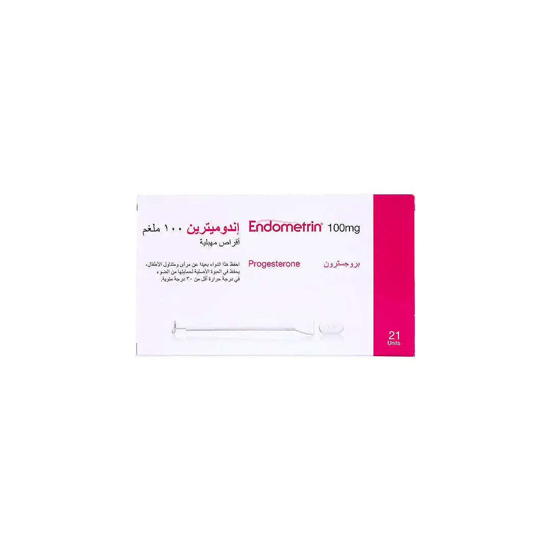 Endometrin 100 Mg Vaginal 21Tab +3