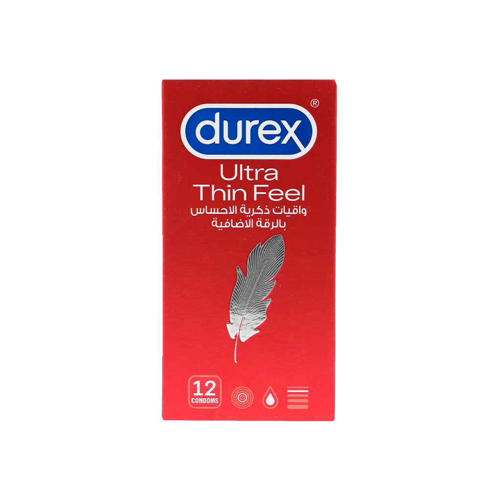 DUREX CONDOM ULTRA THIN FEEL 12S