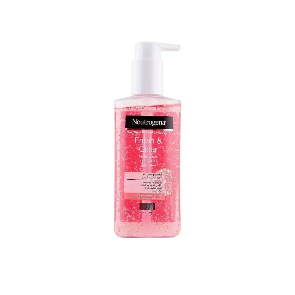 Neutrogena Fresh & Clear Facial Wash 200Ml-Grapefruit