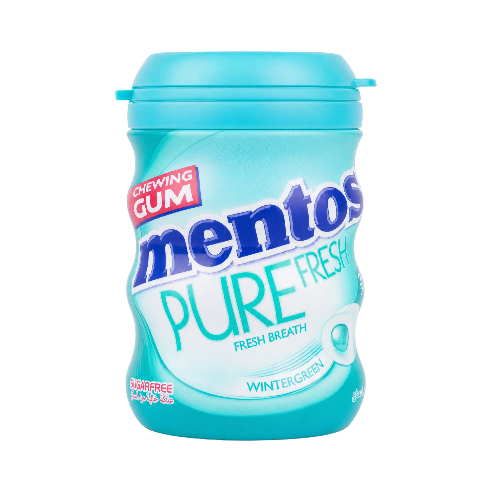 23751-Mentos Pure Fresh Wintergreen Gum 32pcs