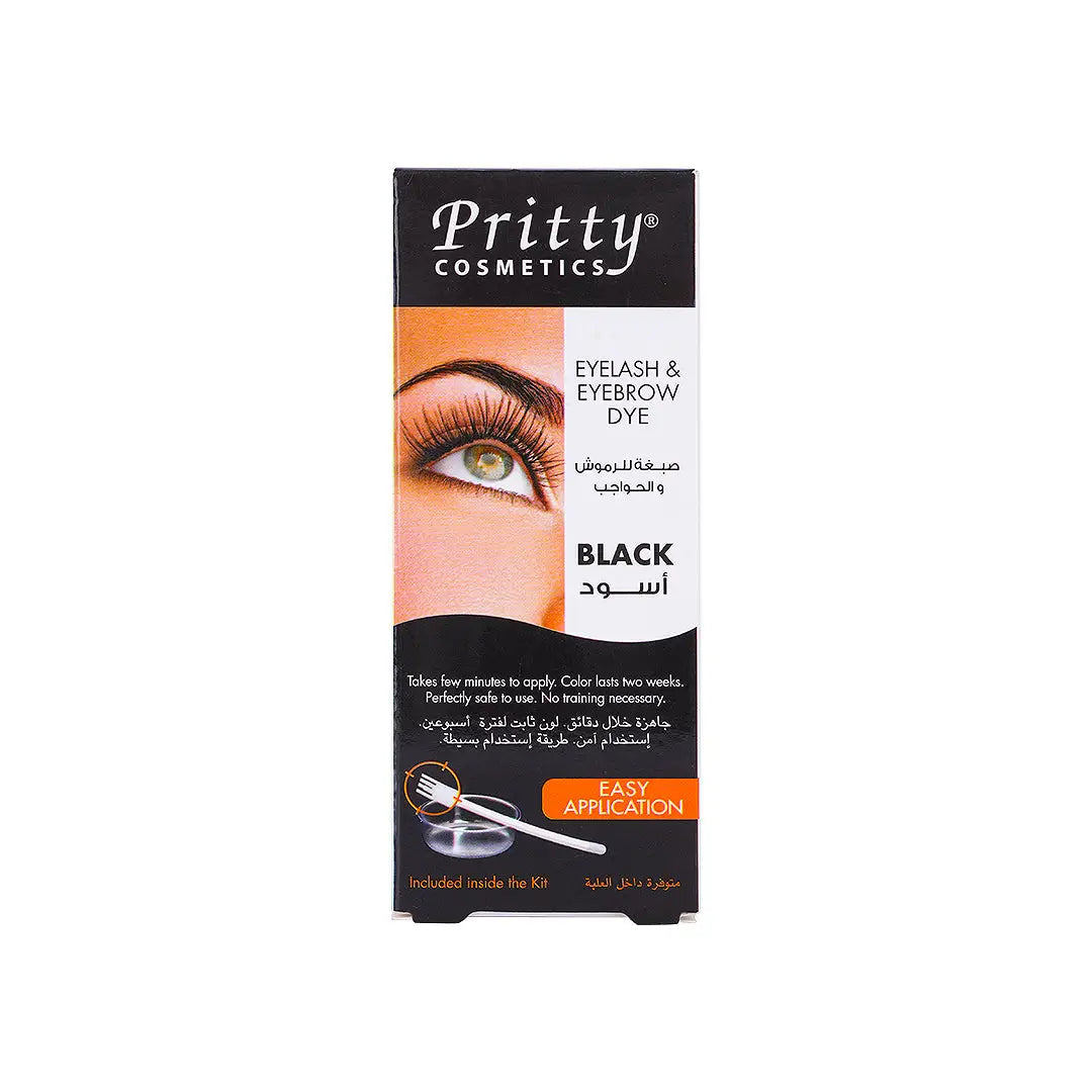 23817-Pritty Eyelash & Eyebrow  Dye-Black