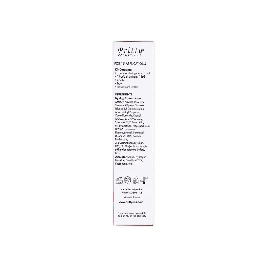 23817-Pritty Eyelash & Eyebrow  Dye-Black +3