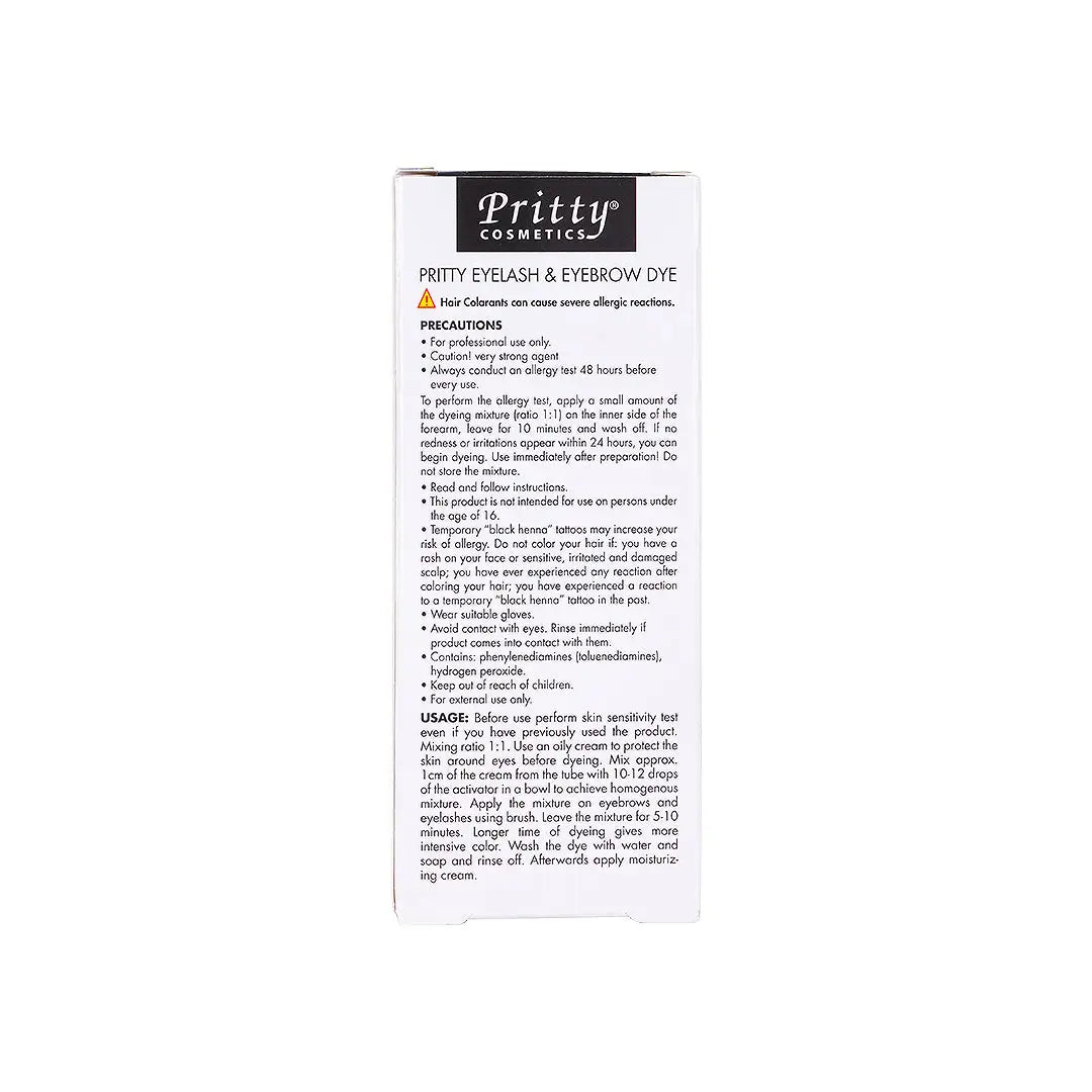23817-Pritty Eyelash & Eyebrow  Dye-Black +2