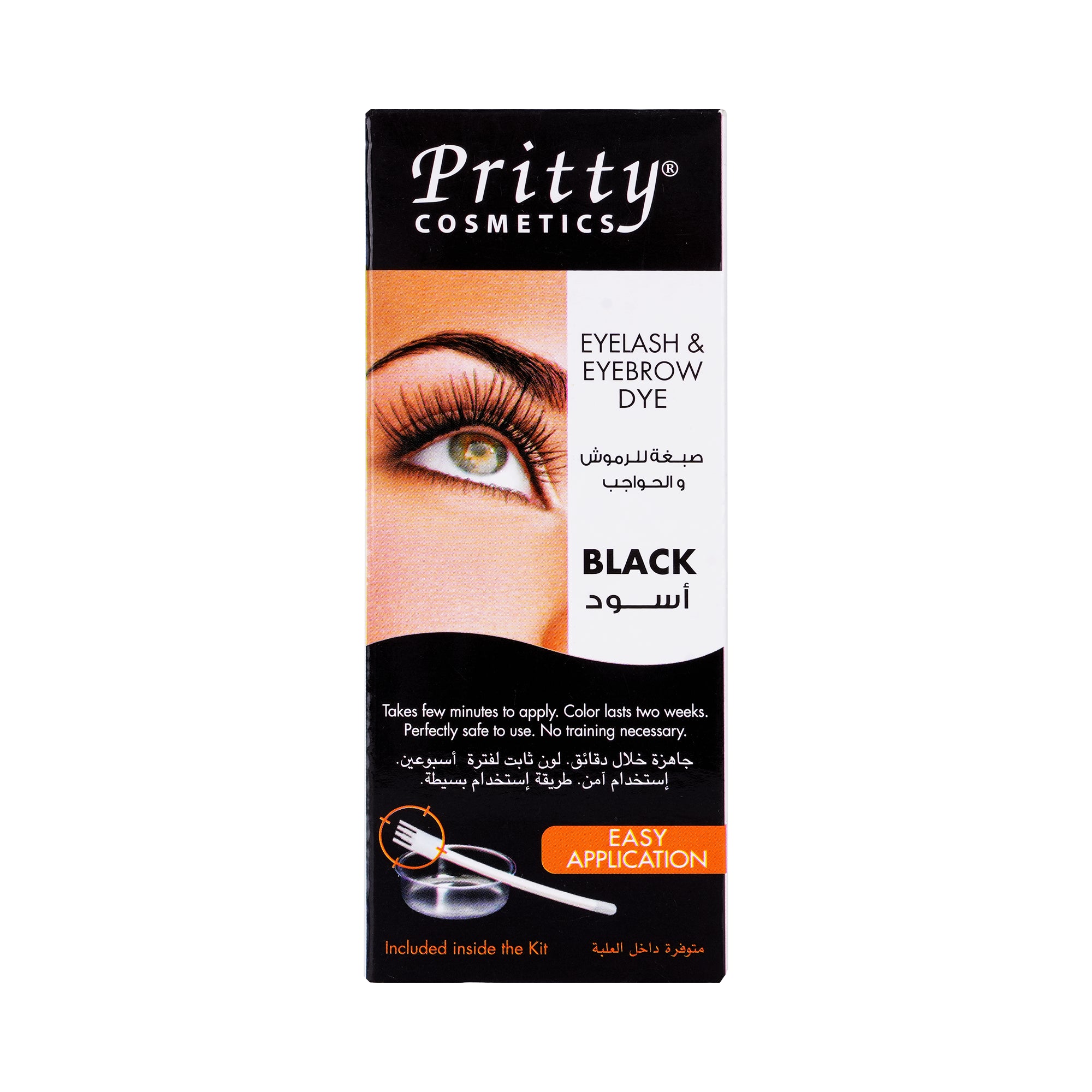 23817-Pritty Eyelash & Eyebrow  Dye-Black
