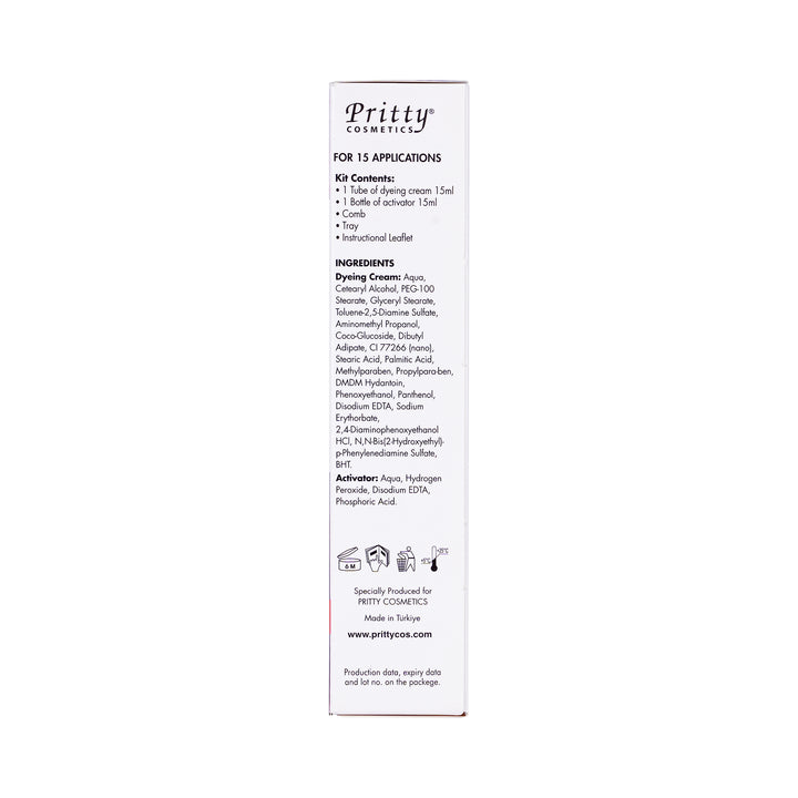 23817-Pritty Eyelash &amp; Eyebrow  Dye-Black +6