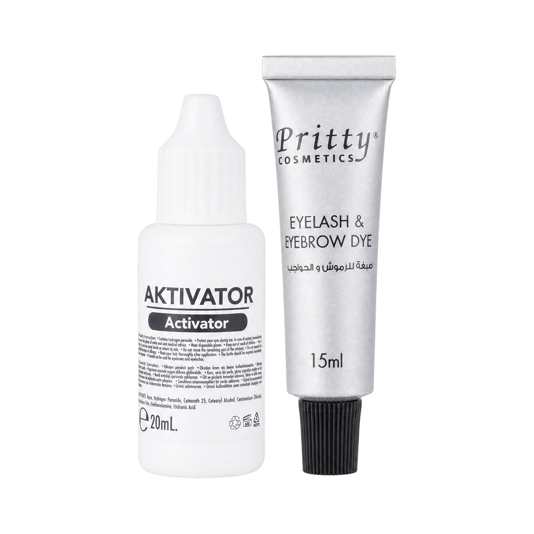 23817-Pritty Eyelash &amp; Eyebrow  Dye-Black +3