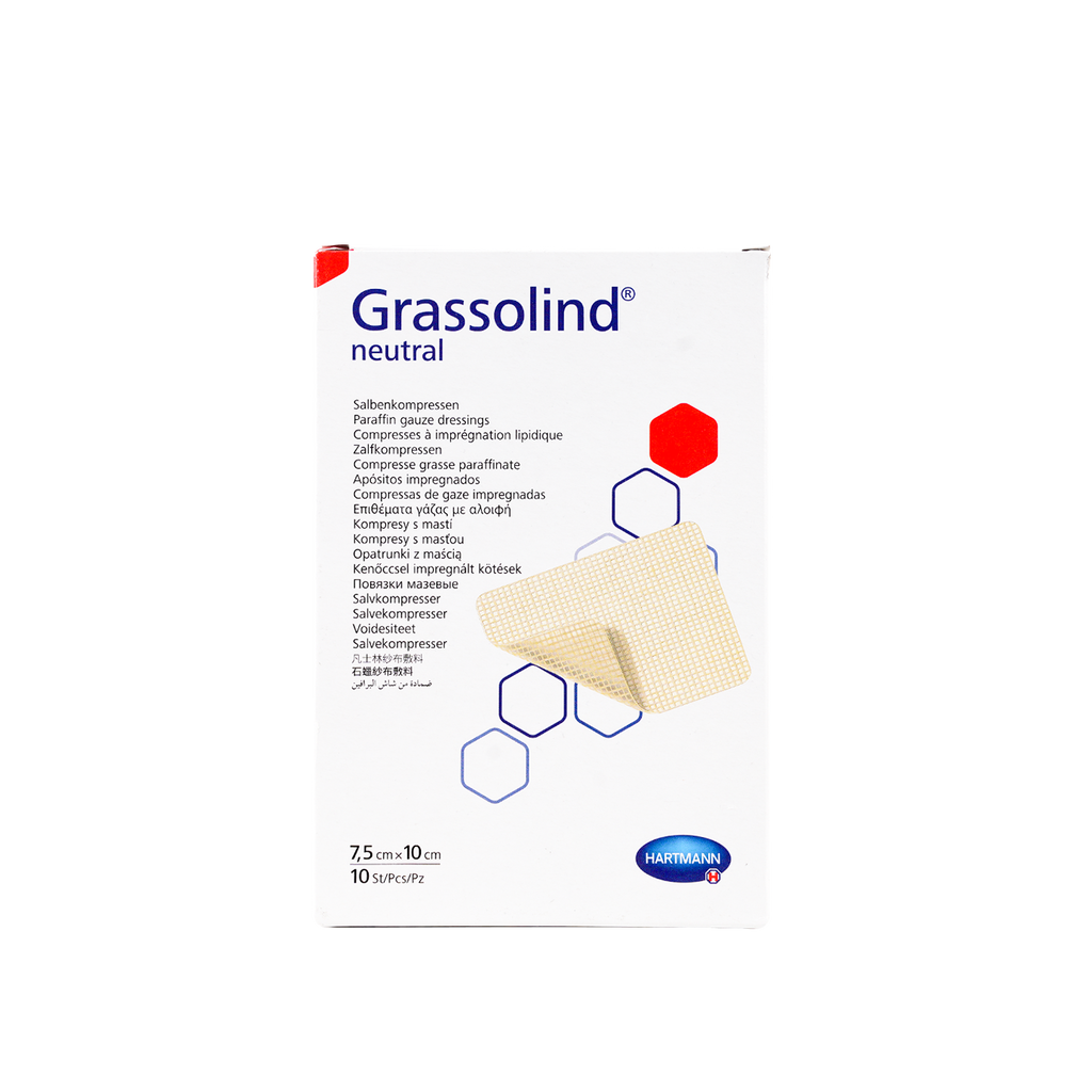 Hartmann Grassolind Vaseline Gauze 7.5x10cm 10pcs