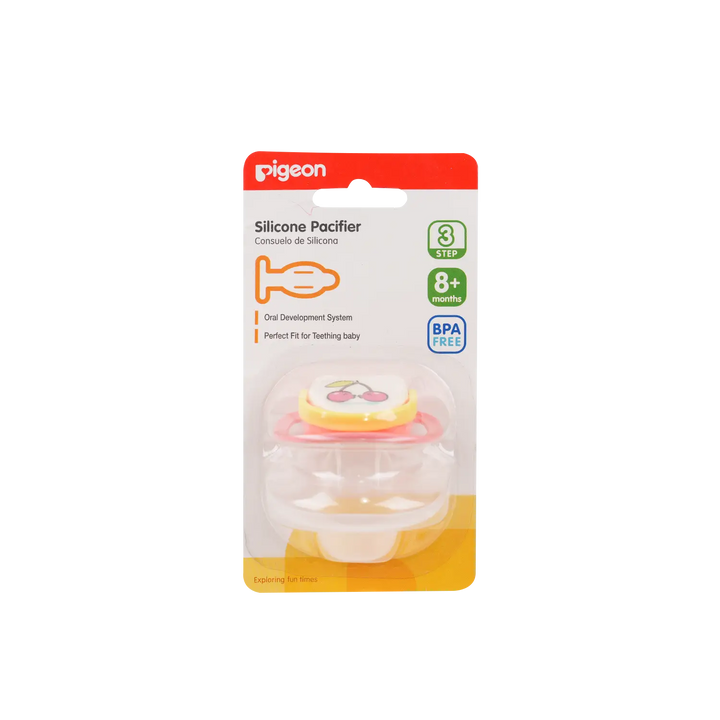 23894-Pigeon Silicone Pacifier Cherry +8m-13678