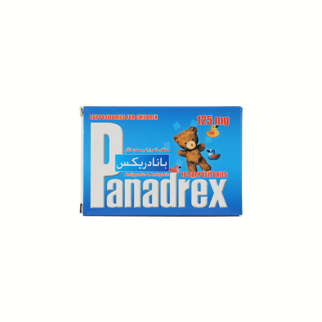 PANADREX_125MG_10_SUPP