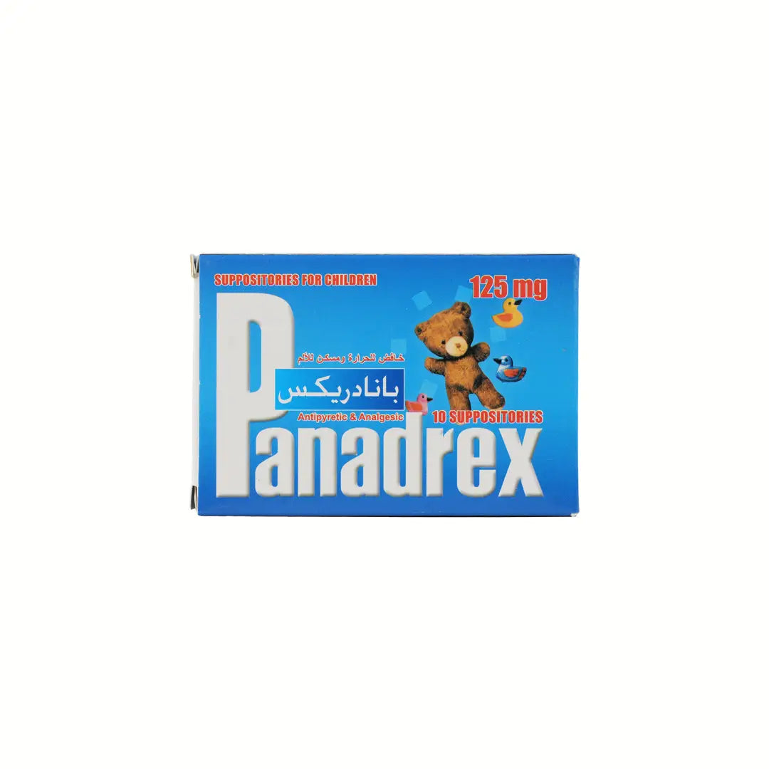 PANADREX 125MG 10 SUPP