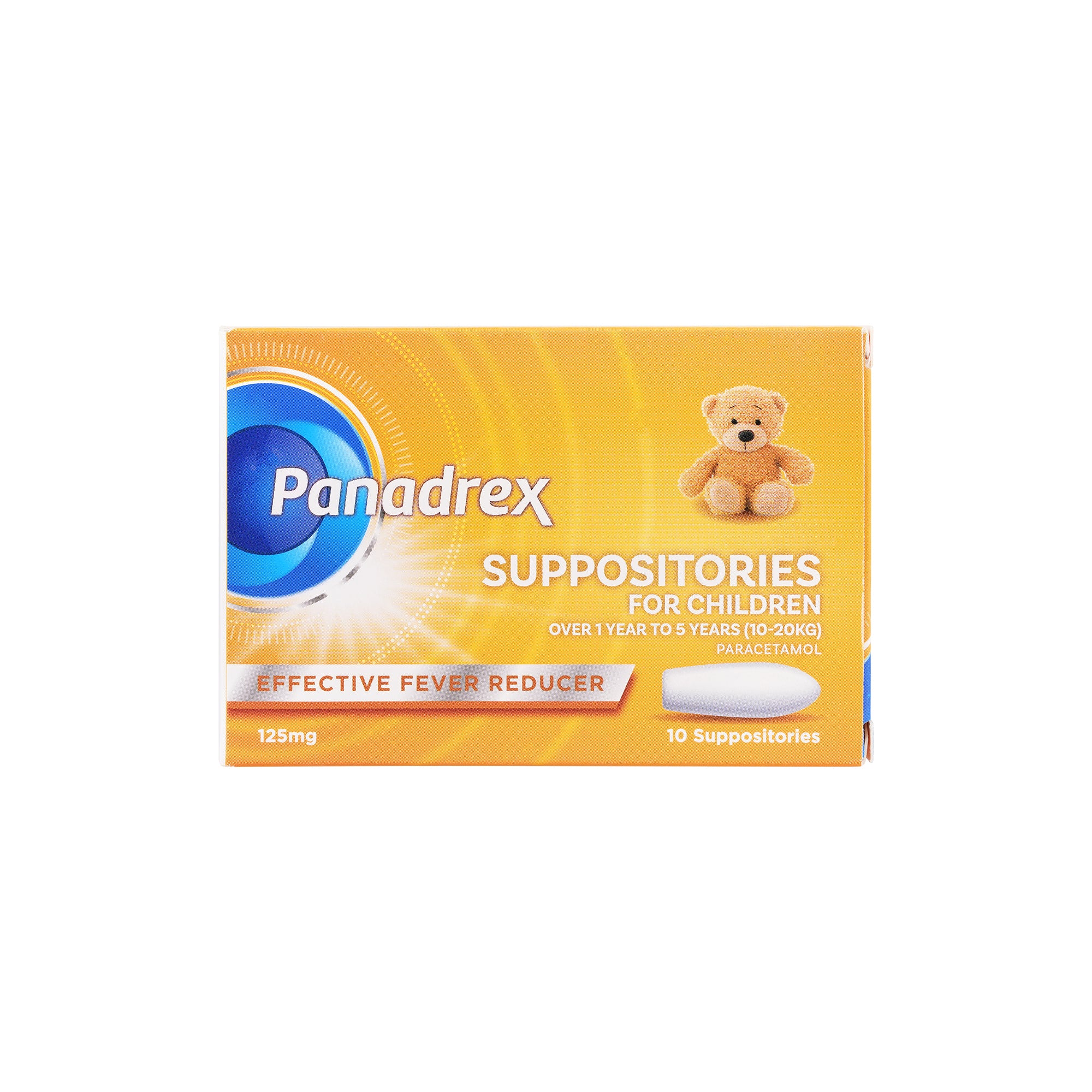 23979-Panadrex 125Mg 10 Supp