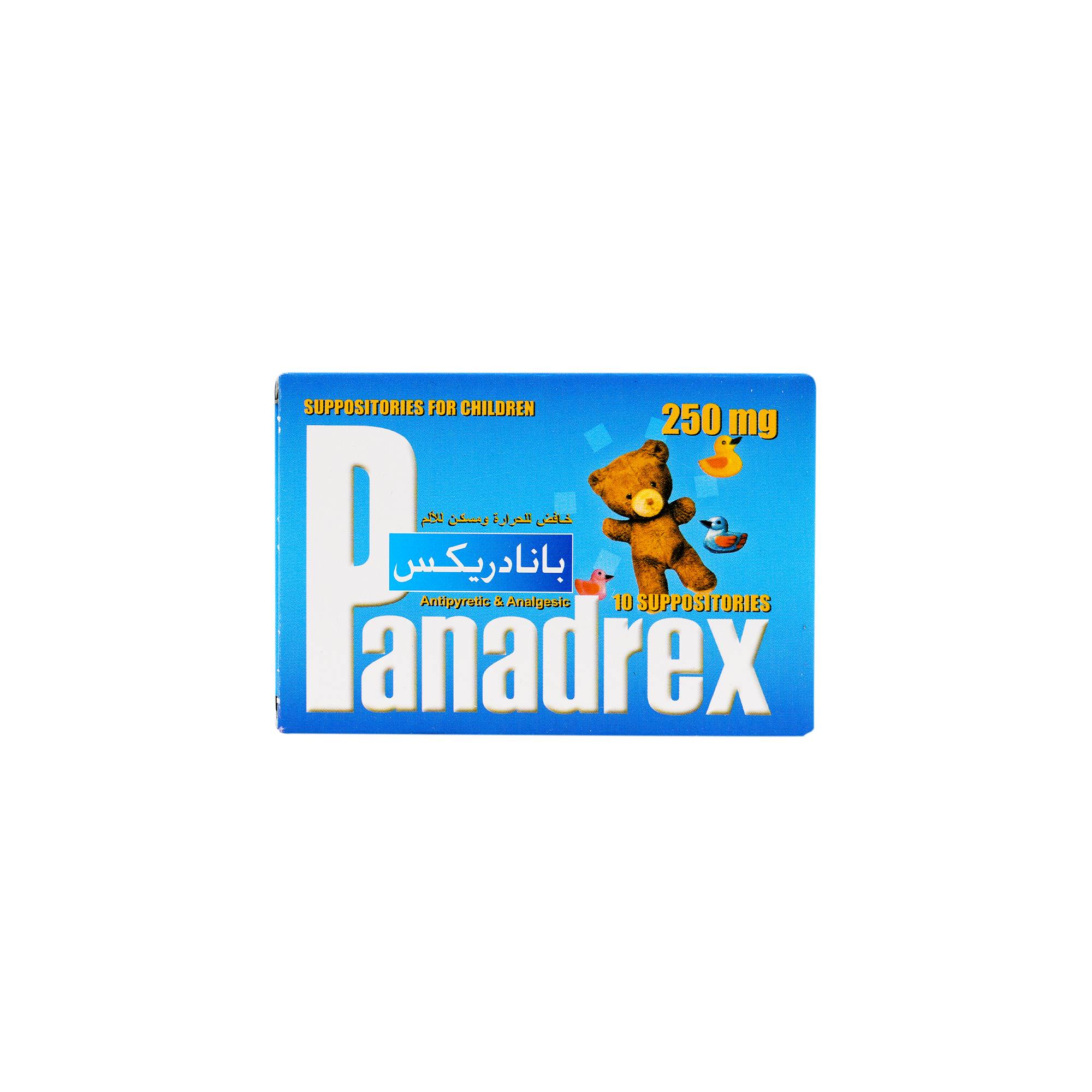 PANADREX 250MG 10 SUPP