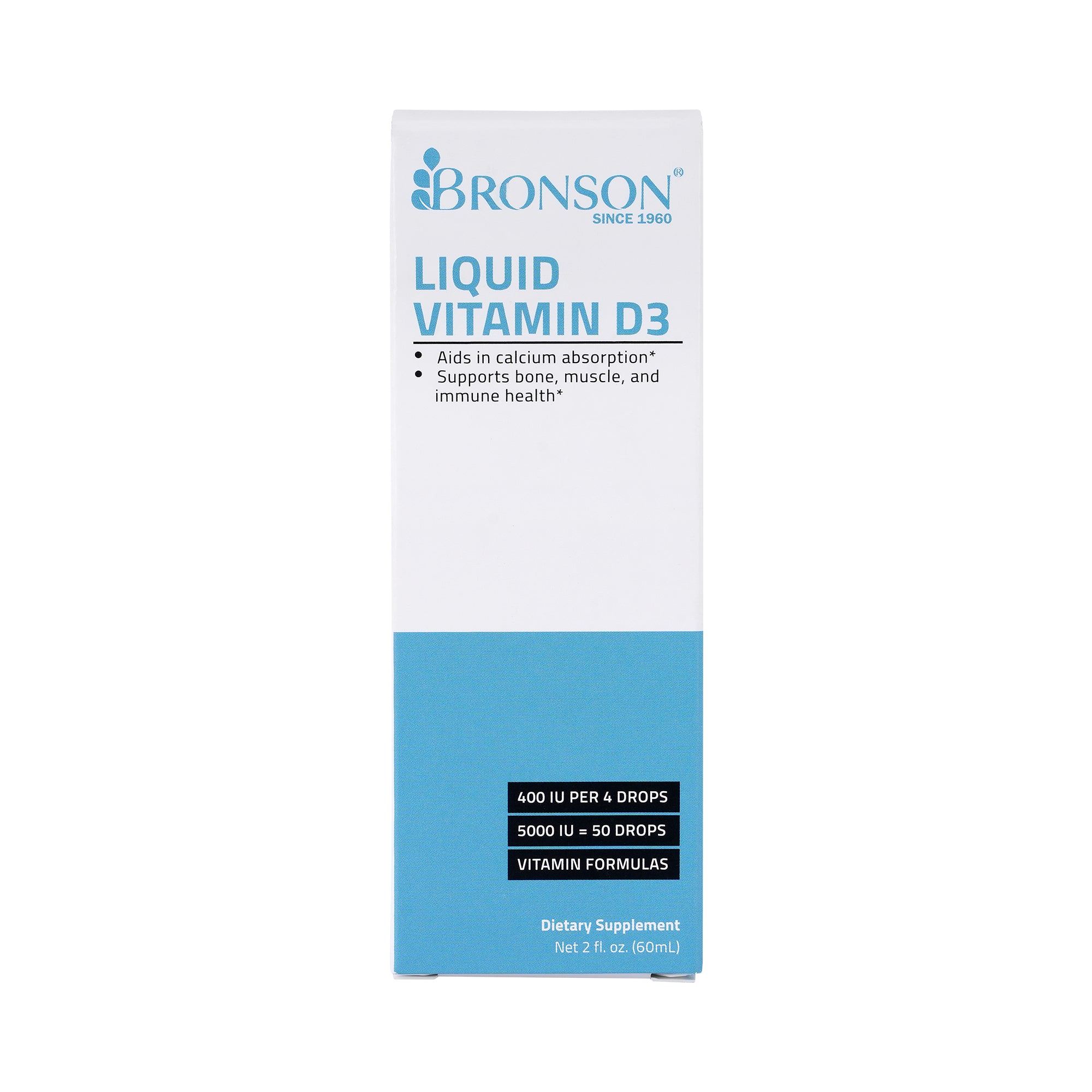 24100-Bronson Vitamin D3 Liquid 60Ml +4