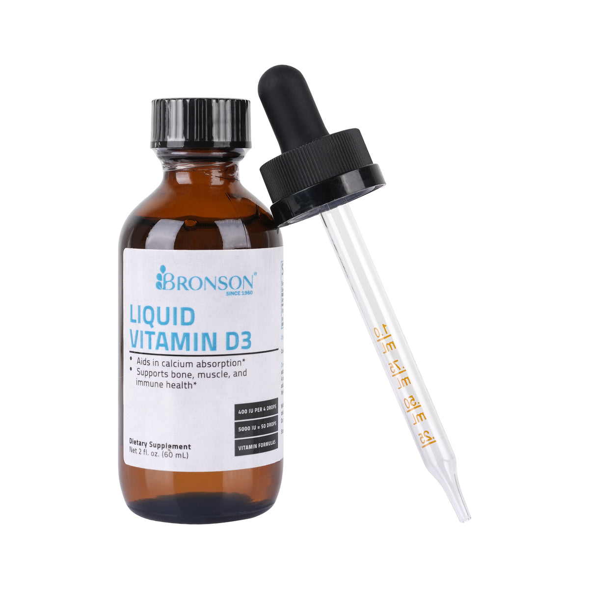24100-Bronson Vitamin D3 Liquid 60Ml +1