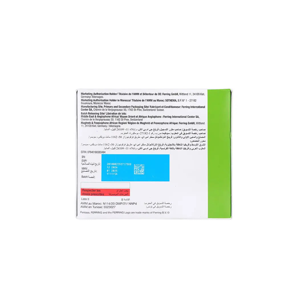 24186-Pentasa Xtend 2G 60Sach +3