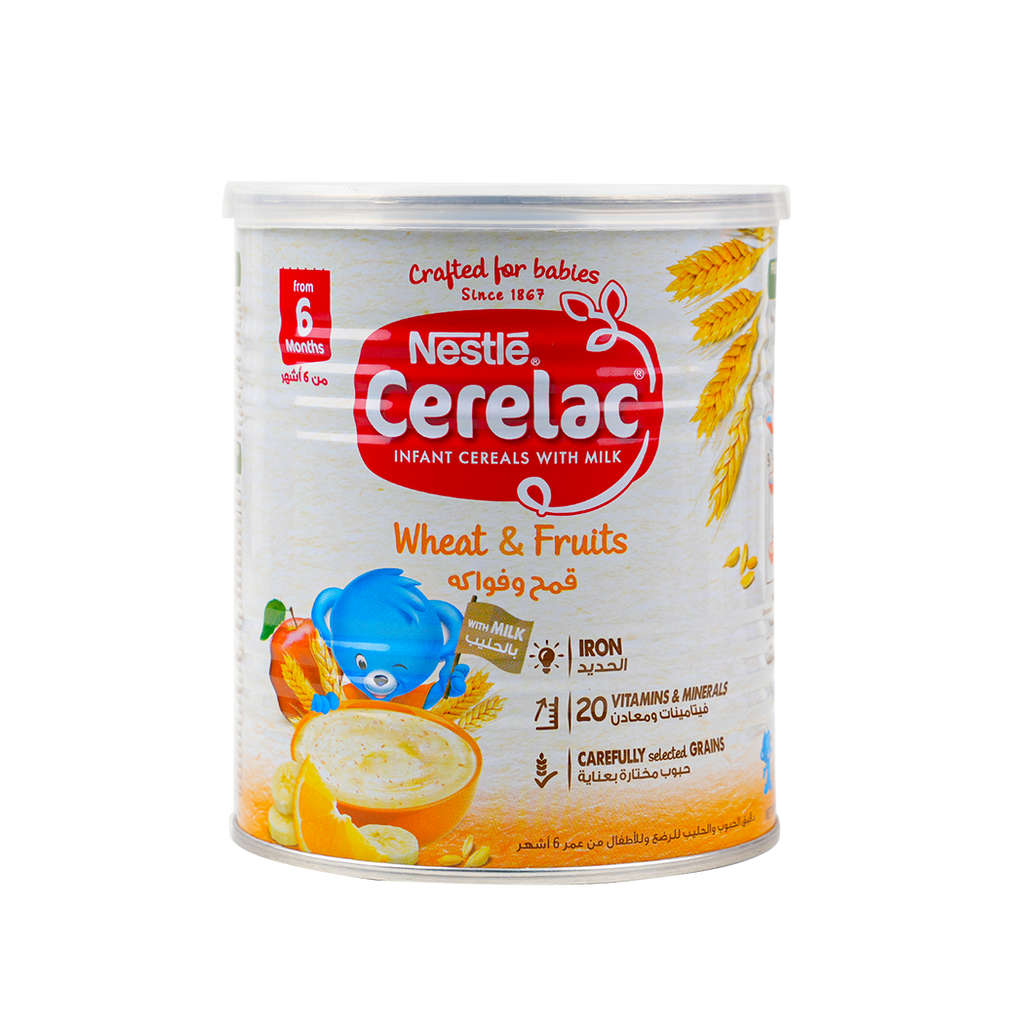 Nestle Cerelac With Milk From 6 Months 400G - Wheat & Fruits